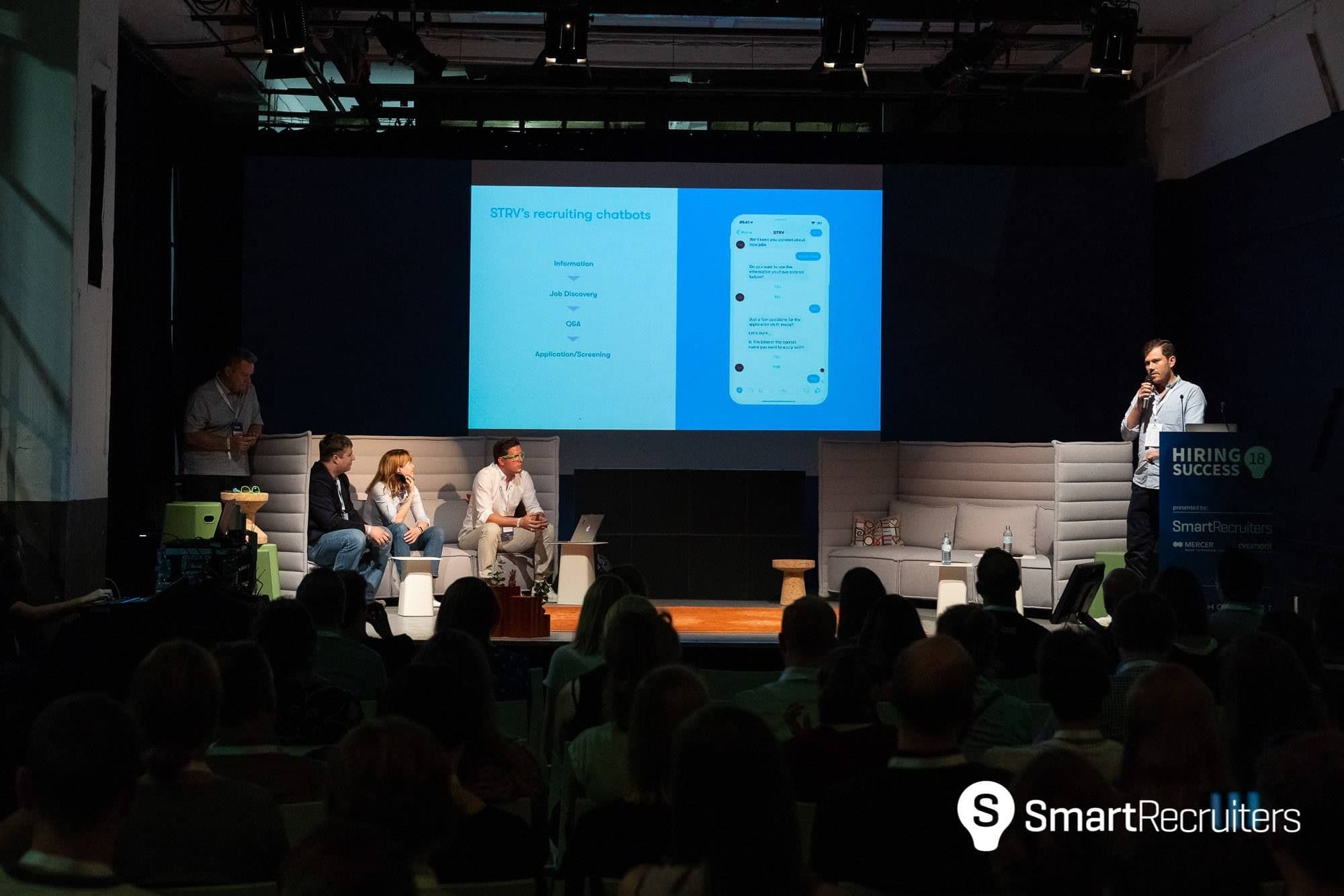 Ivan Stojanovic, Nikolay Manolov, Aida Fazylova, Mario Paladini and Luc Dudler at Hiring Success