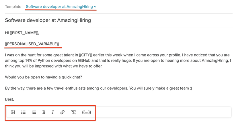 Amazinghiring - Features