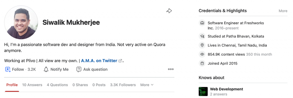 sourcing on quora example 4